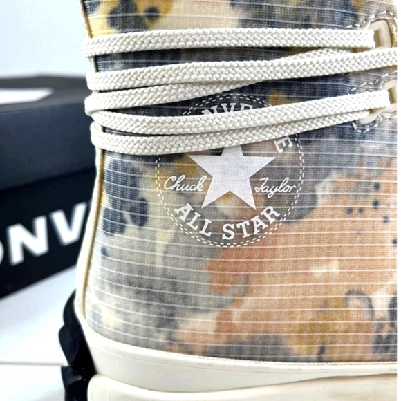 Converse Run Star Hike Hi Limited Edition Camo Platform Sneaker Shoe M7/W8.5 - Picture 4 of 6